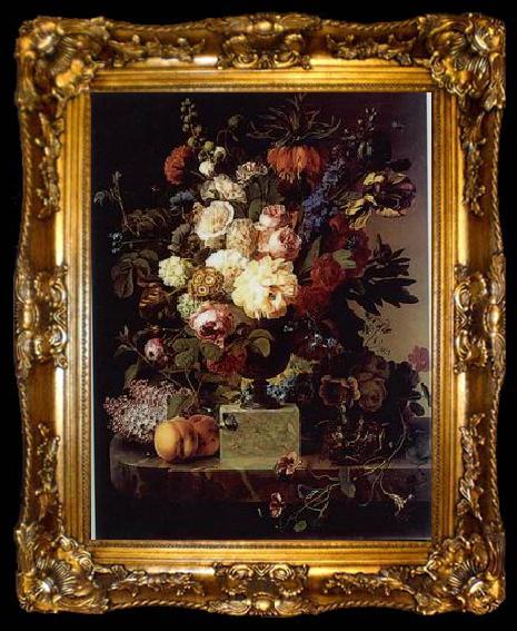 framed  unknow artist Floral, beautiful classical still life of flowers.055, ta009-2